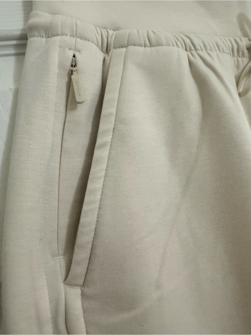 Athleta NWT Allure Pant Cream Wide Leg Stretch Pants M - Picture 5 of 6